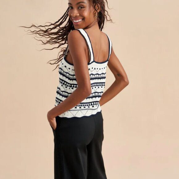 La Ligne Crochet Tank - Size Large - Picture 1 of 6